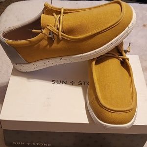Sun+Stone canvas lowtop shoe's
